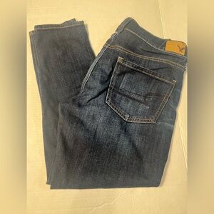 American Eagle Outfitters Tomgirl Indigo Straight Jeans